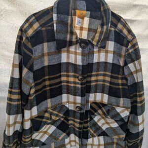 Ruby Rd. Plaid Shacket Size M